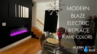 Modern Blaze Electric Fireplace Flame Colors