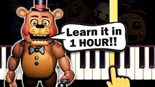 Five Nights at Freddy's 1 Song - EASY Piano tutorial