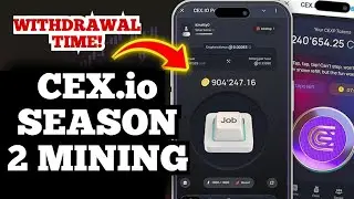 CEX.io Season 2 Mining - How To Boost Your Coin Balance and Level Up | Upcoming Withdrawal