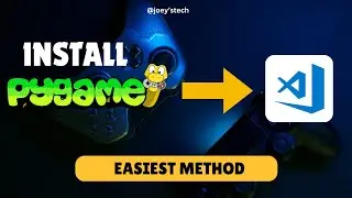 How to install and set up pygame in Visual Studio Code | install pygame in vscode 