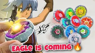 earth eagle vs metal #beyblades fight | beyblade