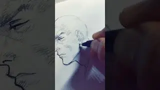 How to Ink and Shade Realistic Manga Face