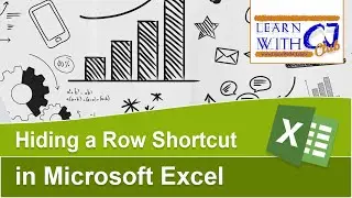 How to hide a row using the row shortcut in Microsoft Excel