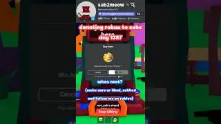 Donating 235 ROBUX to a sub🔥Day 1287💸#shorts #trending #viral #tiktok #roblox #plsdonate #fyp