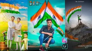 26 January republic🇮🇳🇮🇳 day photo editing tutorial PicsArt step by step Khan pictures