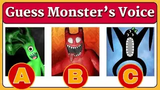 Guess the Monster’s Voice (GARTEN OF BANBAN & ROBLOX DOORS)