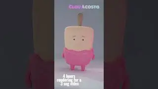 Cute Ice cream animation! #animation #blender #art #artist #creative #design #asmr #fyp #food #fun