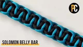 How to make Solomon Belly Bar | Paracord Bracelet tutorial