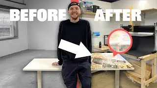 Artist Journey of Building My Dream Desk