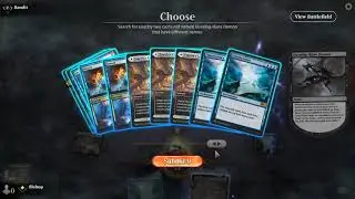 Historic's first turn ONE win! Magic Arena (Chaos Warp Omniscience)