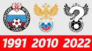 ⚽ История (Эволюция) Логотипа Футбольной сборной России | Все Эмблемы сборной России по Футболу ⚽