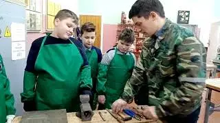 Урок технического труда 5 класс