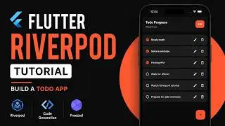 Flutter Riverpod Tutorial 2026 | Build a Todo App with Code Generation & Freezed 
