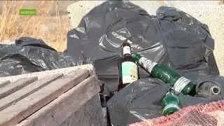 Гора любви в Абакане заросла мусором