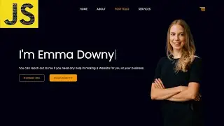 🎬How To Create Website With Auto Typing Text Effect Using HTML CSS JavaScript🙌