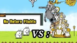 The Battle Cats - EXTREMELY BOOSTED Cyborg cat and lvl 50+1 Aphrodite Vs. No Returned Flights!