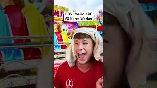 Weird Kid VS Karen on Ride