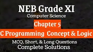 Class 11 | Computer Science | C-Programming concept and Logic