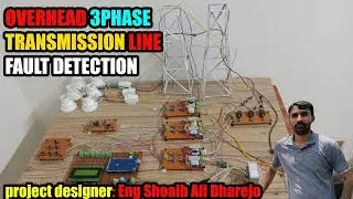HOW TO MAKE OVERHEAD 3 PHASE TRANSMISSION LINE FAULT DETECTION SYSTEM USING GSM