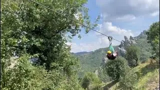 zipline angel flight in Italy