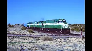 ALCO's, Working their guts out on the Apache Railway,  in the Arizona desert, April 1998