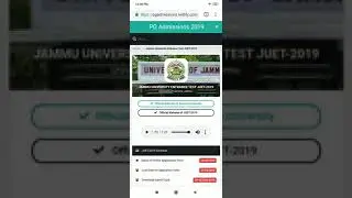 Juet 2k19 II LATEST UPDATES