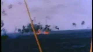 WWII Carrier And Guncam Rare Color Footage
