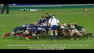 Analyse des comportements en mêlée FRANCE - AFRIQUE DU SUD