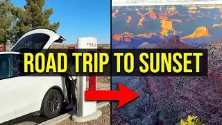Visiting the Iconic Grand Canyon at Sunset