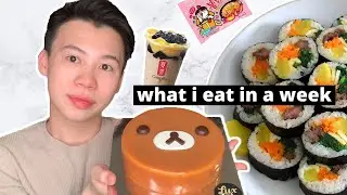 what i eat in a week (korean food + realistic) #2