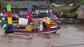 Pawai Perahu Hias Sukamara