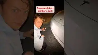 Who Hit Carter Sharer's TESLA?!