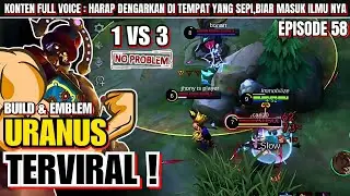 BUILD DAN EMBLEM URANUS TERVIRAL || URANUS BEST BUILD 2024.MLBB/MOBILE LEGENDS