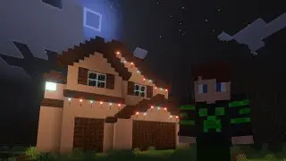I Got This LED Halloween House To Play MINECRAFT SKELETON RAP!