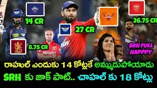 IPL 2025 Mega Auction Sold Players List | RCB | Shreyas Iyer | Rishabh Pant | KL Rahul | Telugu Buzz
