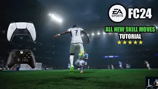 ALL NEW SKILL MOVE TUTORIAL IN EAFC 24 WITH ON SCREEN CONTROLLER