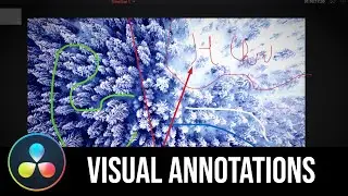 How to Draw Visual Annotation Notes ~ DaVinci Resolve 16 Tutorial
