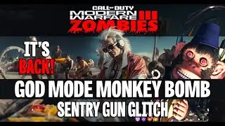 MW3 ZOMBIES GOD MODE GLITCHES IT'S BACK! MONKEY BOMB and SENTRY GUN! MODERN WARFARE 3 GLITCHES MWZ