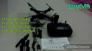 Unboxing Drone Fpv X5sw-1