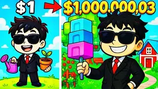I Selled All My Fruits And I Earned 6000000000 In Grow A Garden || Noob To Pro Grow A Garden