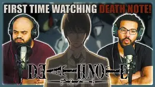 Anime Noob Watches DEATH NOTE For The First Time | 1x1 "Rebirth" and 1x2 "Confrontation" | REACTION