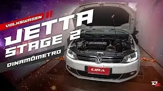 JETTA TSI STAGE 2 NO DINAMÔMETRO PIGGYBACK COM MAPA GASOLINA PREMIUM - ANTES E DEPOIS 