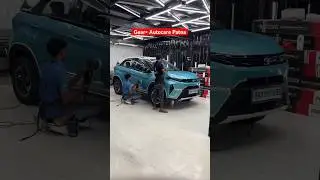 Ceramic Coating On Tata Nexon New Color #automobile #trending #shorts
