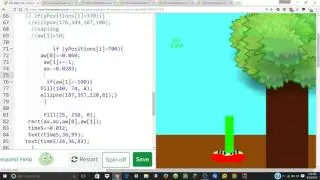 apple falling from tree