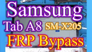 Samsung Tab A8 FRP Bypass (SM X205) #gazi_mobile_service_center