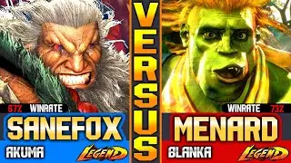 SF6 MenaRD (Blanka Vs Akuma) Sanefox ▰ High Level