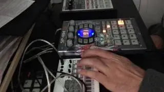 Freestyle beat on the Roland sp 404