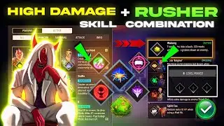 HIGH DAMAGE + RUSHER COMBINATION 🥶 OP Character Combo for Ranked Matches