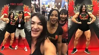 Fibo Expo 2019 - Day 2 - IFBB Pro FBB Helle Trevino