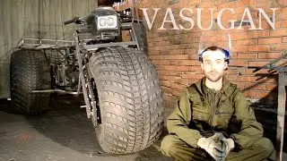 Трицикл Васюган 3х3 своими руками. Часть 5  ступица колеса, натяжитель  цепи
